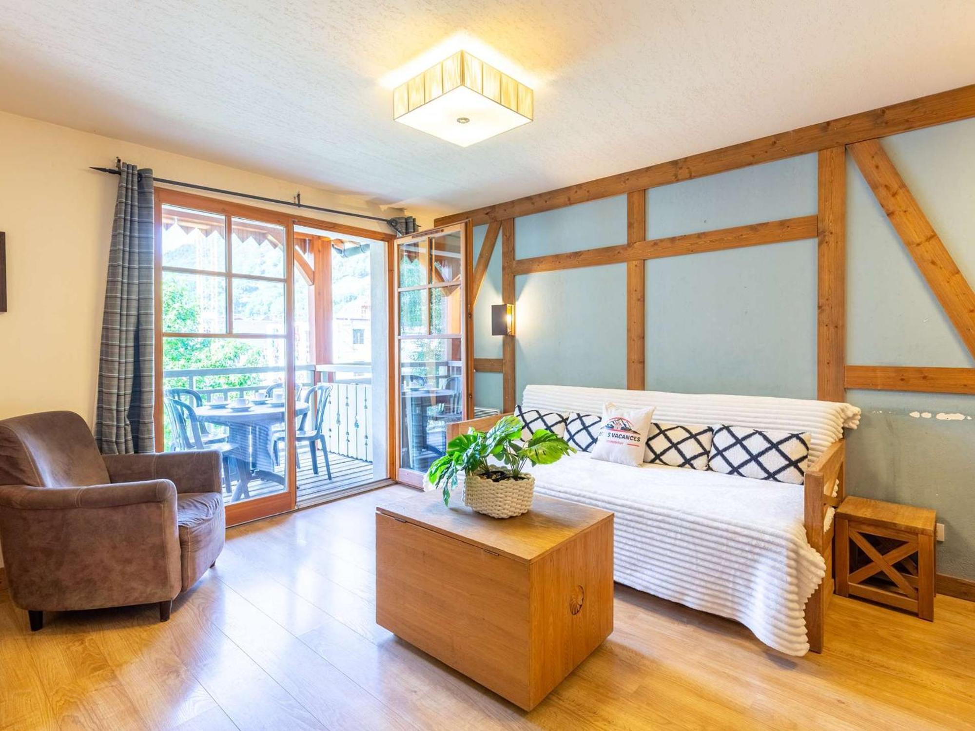 Appartement 10 Pers Avec Piscine, Sauna Et Parking En Centre-Ville De Saint-Lary-Soulan - Fr-1-296-394 Экстерьер фото